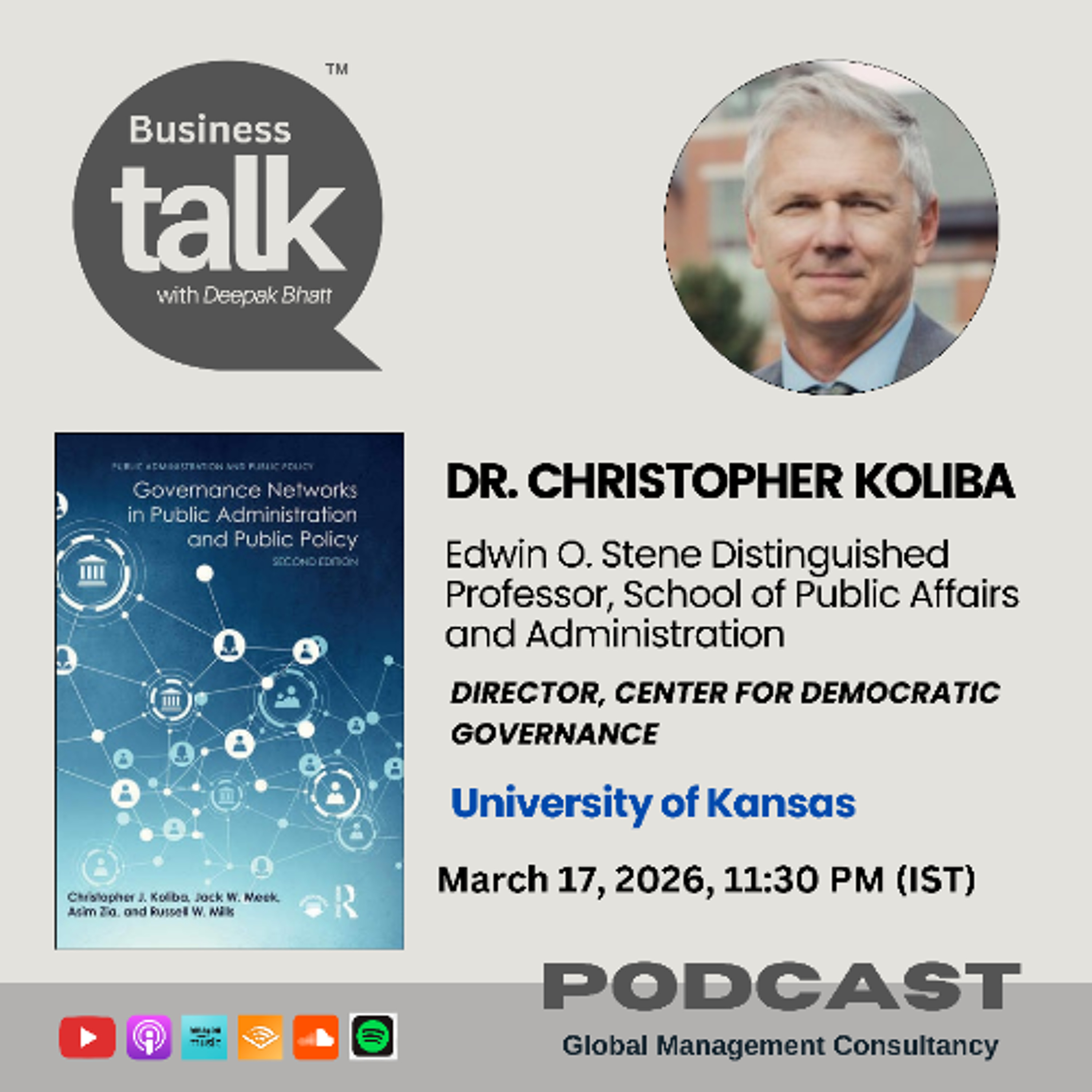 How Governance Networks Shape Public Policy: Conversation with Dr. Christopher Koliba episode artwork