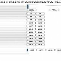 Denah Kursi Bus Pariwisata 60 Seat: Panduan Lengkap dan Contoh Gambar