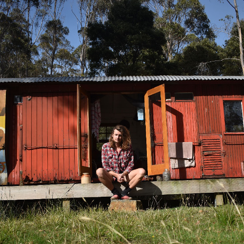 In a Train Carriage, Going Nowhere (53: Mythical Birds)