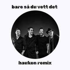 Bare Så Du Vett Det - Stavangerkameratene (Hauken Remix)