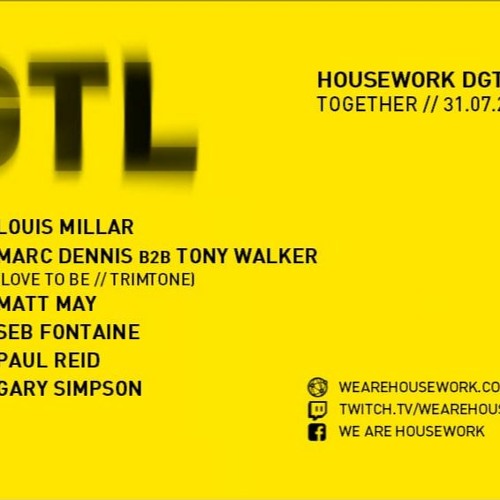 Paul Reid - Housework DGTL set - Friday 31st July 2020