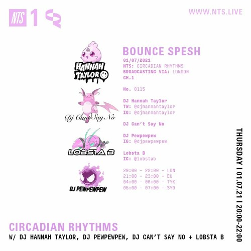 CR 01-07-21 (Bounce Spesh) w/ DJ Hannah Taylor, DJ Pewpewpew, DJ Can't Say No, Lobsta B