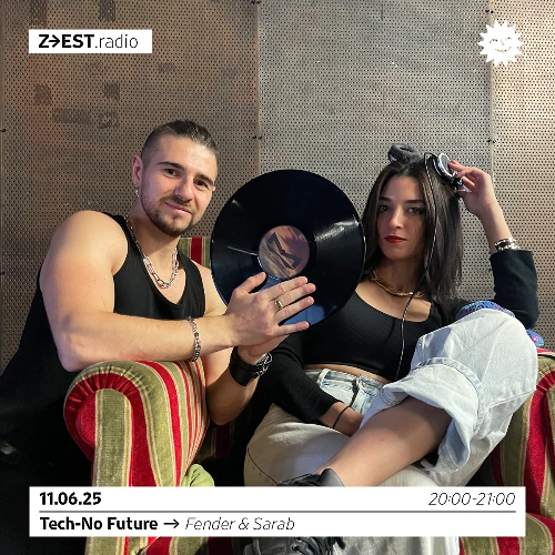 Tech-No Future - Fender B2B Sarab Soundcloud podcast image for