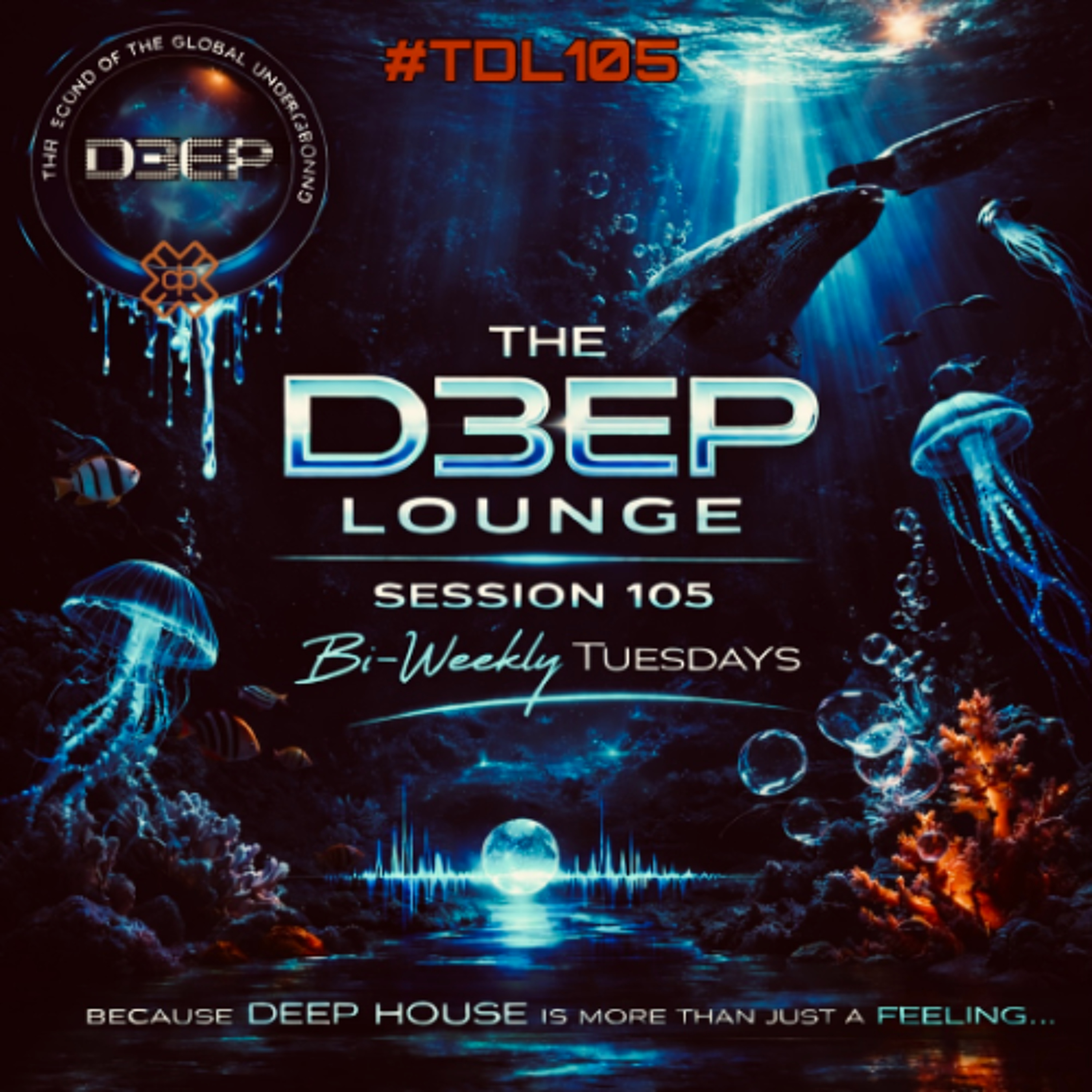 The D3EP Lounge "Session 105" episode artwork