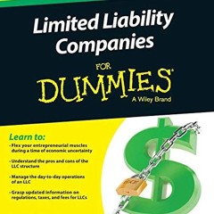 [PDF DOWNLOAD] Limited Liability Companies For Dummies