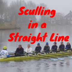 Sculling in a straight line