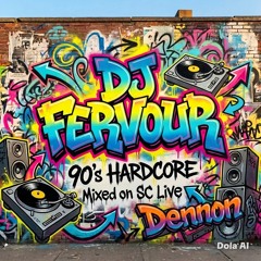dj Fervour slamming Hardcore mix March 26