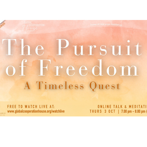 The Pursuit of Freedom - A Timeless Quest - Dipty Naran - Thursday 3rd October 2024