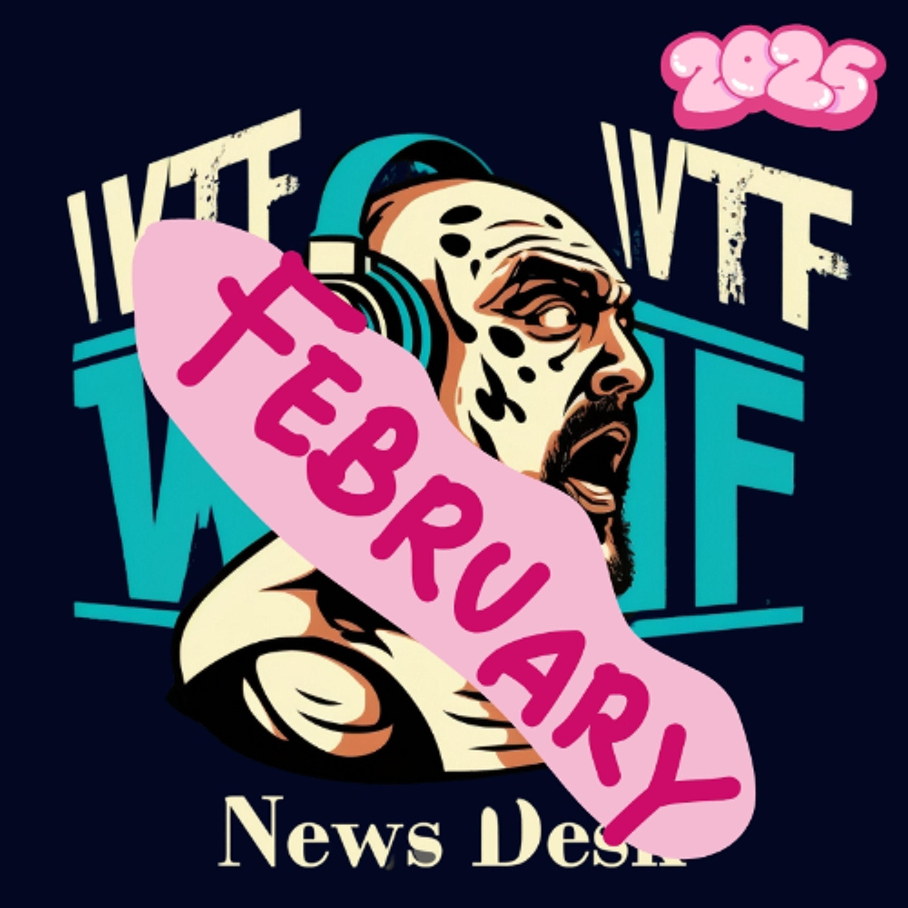 Cool Kids Countdown Ep 169: "The WTF News Desk, " February, 2025 Episode 926 episode artwork
