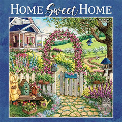 VIEW EPUB 🧡 Home Sweet Home | 2023 12 x 24 Inch Monthly Square Wall Calendar | Hoppe