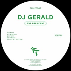 TUNEZ002 - DJ Gerald - For President EP