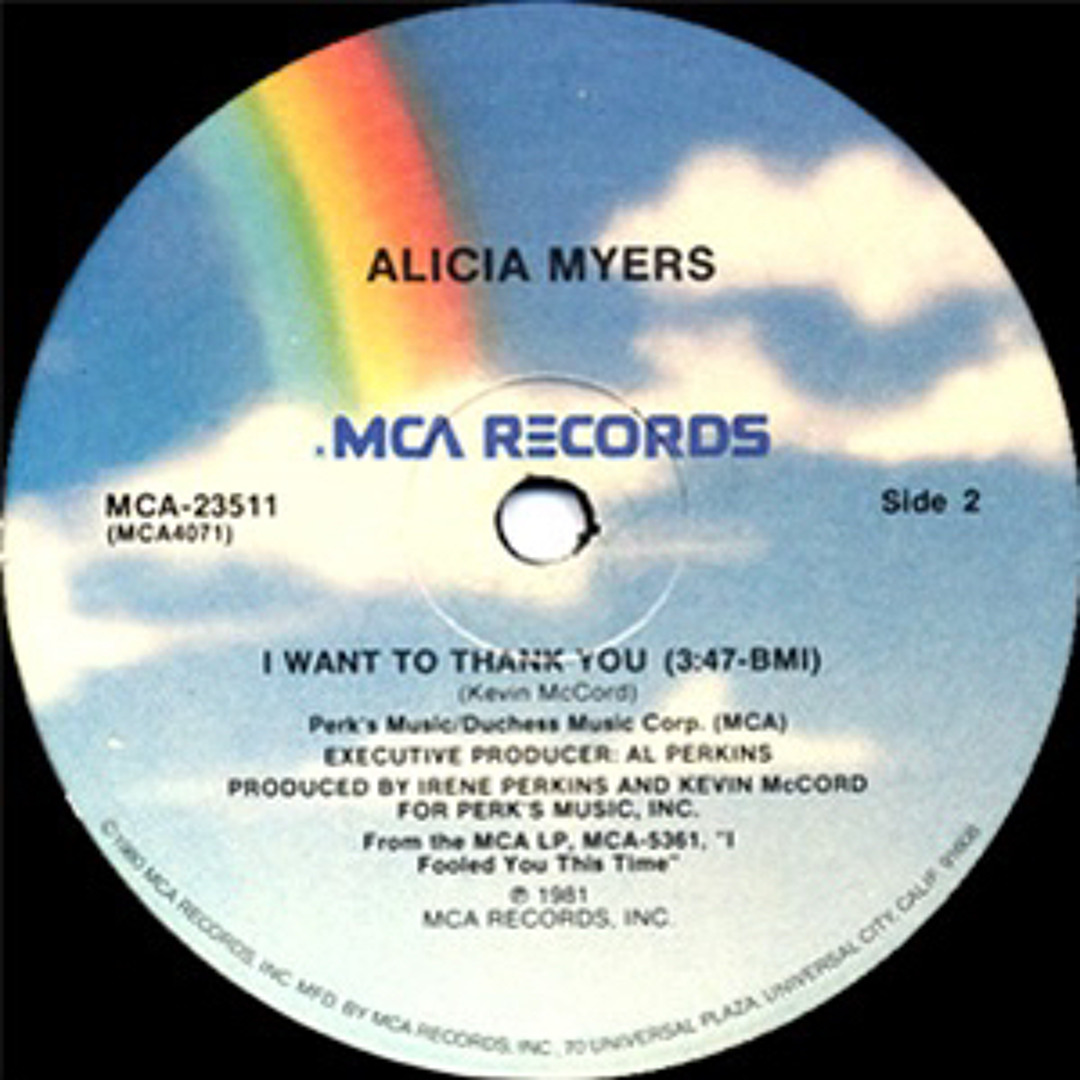 洋楽 Alicia Myers - I Want To Thank You Remix Alicia Myers - I Want to Thank You (Souldynamic Re-edit