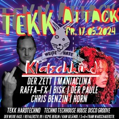 Weißer Hase Berlin - Live - DJ maniaclina- Tekk Attack - May 2024