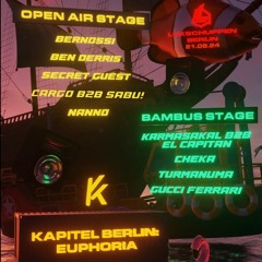 CARGO B2B Sabu! @ Kapitel Euphoria 21.08.2024 | Lokschuppen, Berlin