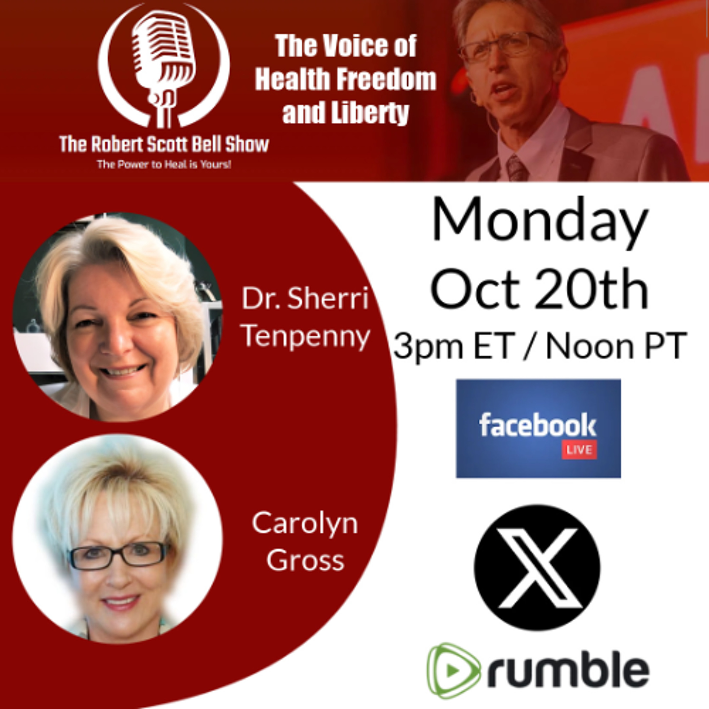 Governors Bypass RFK, Dr. Sherri Tenpenny, Zero Accountability in a Failed System, Carolyn Gross, Treatable and Beatable - The RSB Show 10-20-25