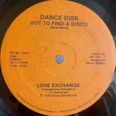 A1 - Love Exchange - Got To Find A Disco (Long Mix)