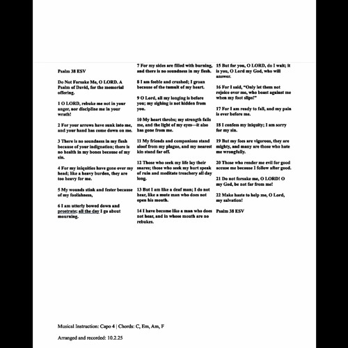 Psalm 38