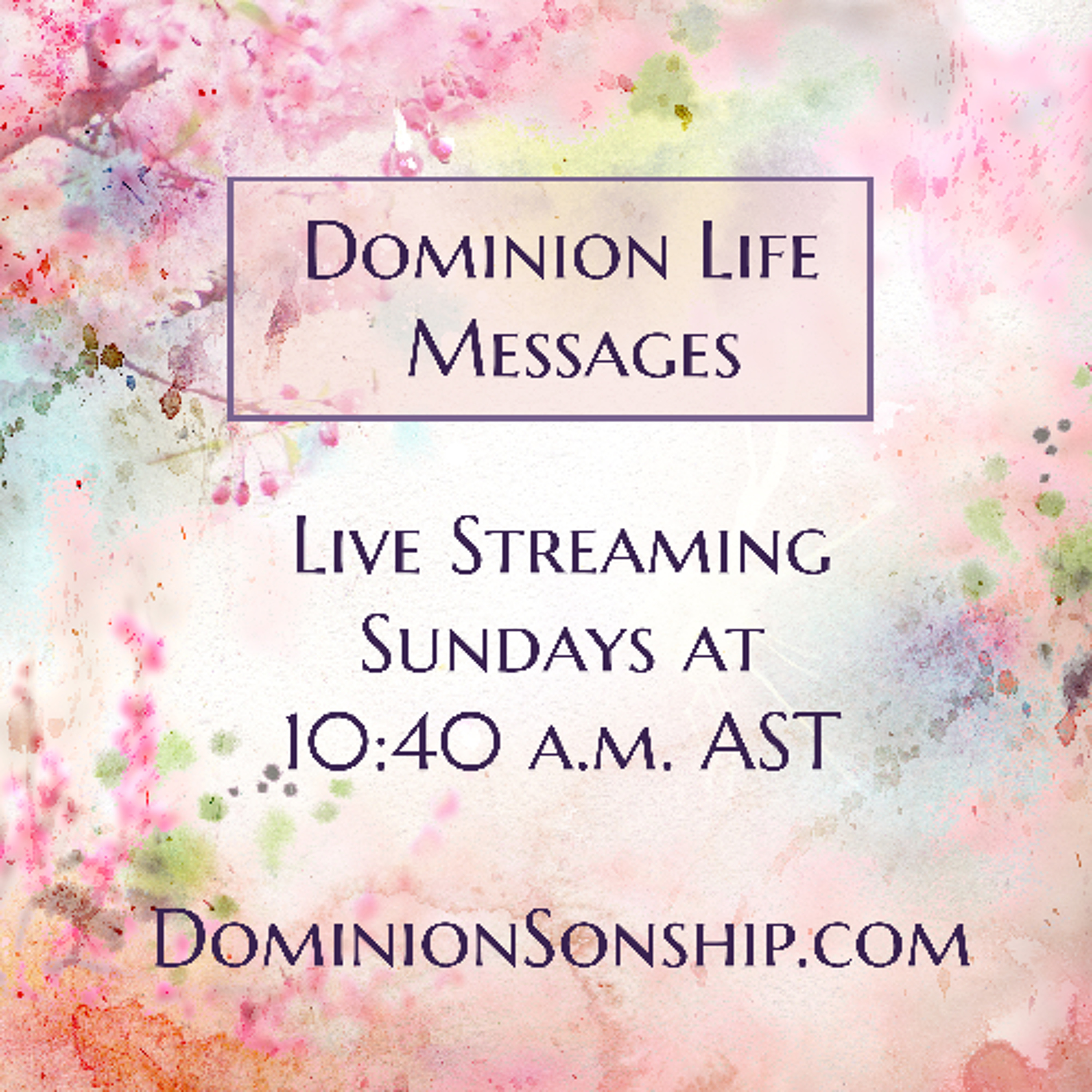 The Dominion Of His Voice