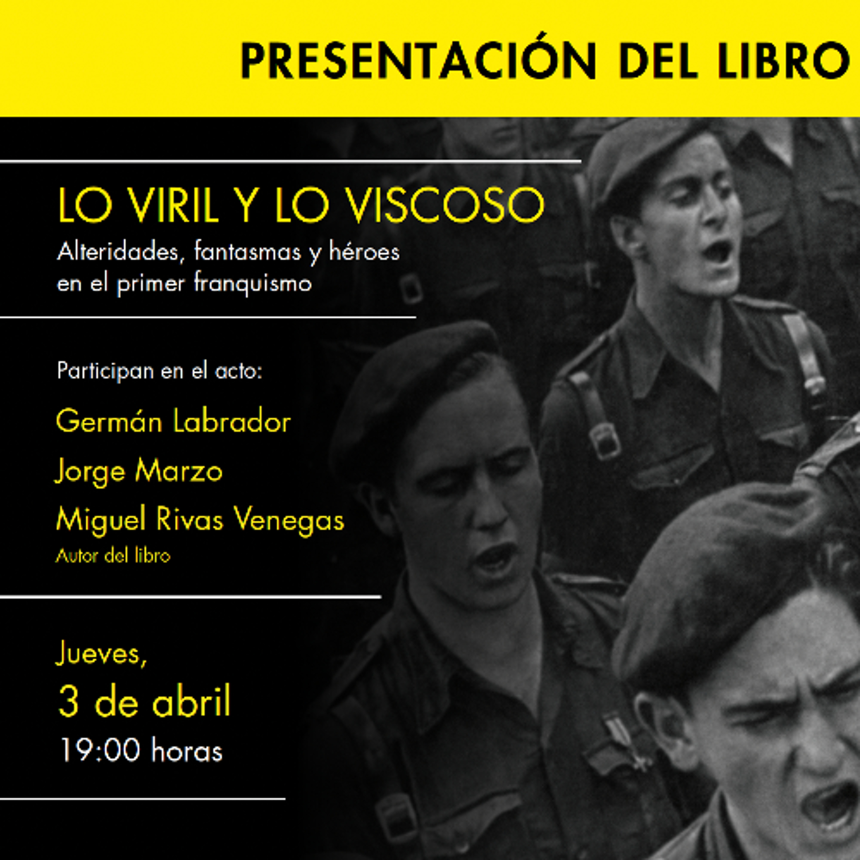 Presentación del libro Lo viril y lo viscoso. Alteridades, fantasmas y héroes en el primer franquismo episode artwork