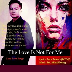 Love Is Not For Me - Written By Luca Talents