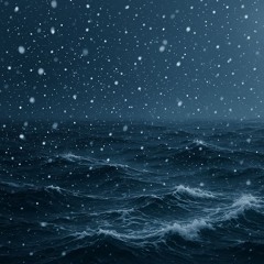 Snow on the ocean