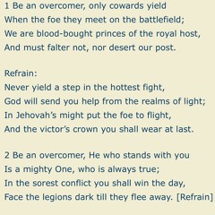 Be An Overcomer!