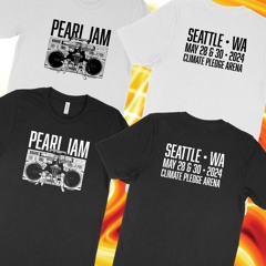 Pearl Jam Seattle Washington 28 & 30 May 2024 Limited Edition T-Shirt