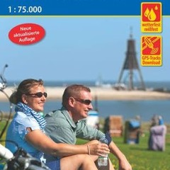 ADFC-Regionalkarte Cuxhaven Bremerhaven mit Tagestouren-Vorschlägen. 1:75.000. reiß- und wetterfes