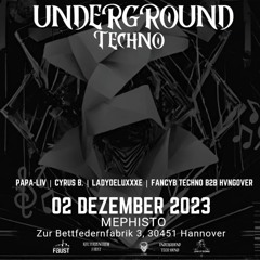LadydeluxXxe | Underground Techno - Mephisto Hannover | 02.12.2023