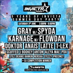 3 YEARS OF INVICTA: DJ COMP | GOTHAM ENTRY