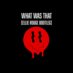What Was That (ellie rouge Bootleg)