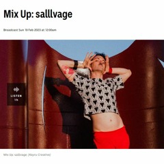 triple j mix up: the return of salllvage