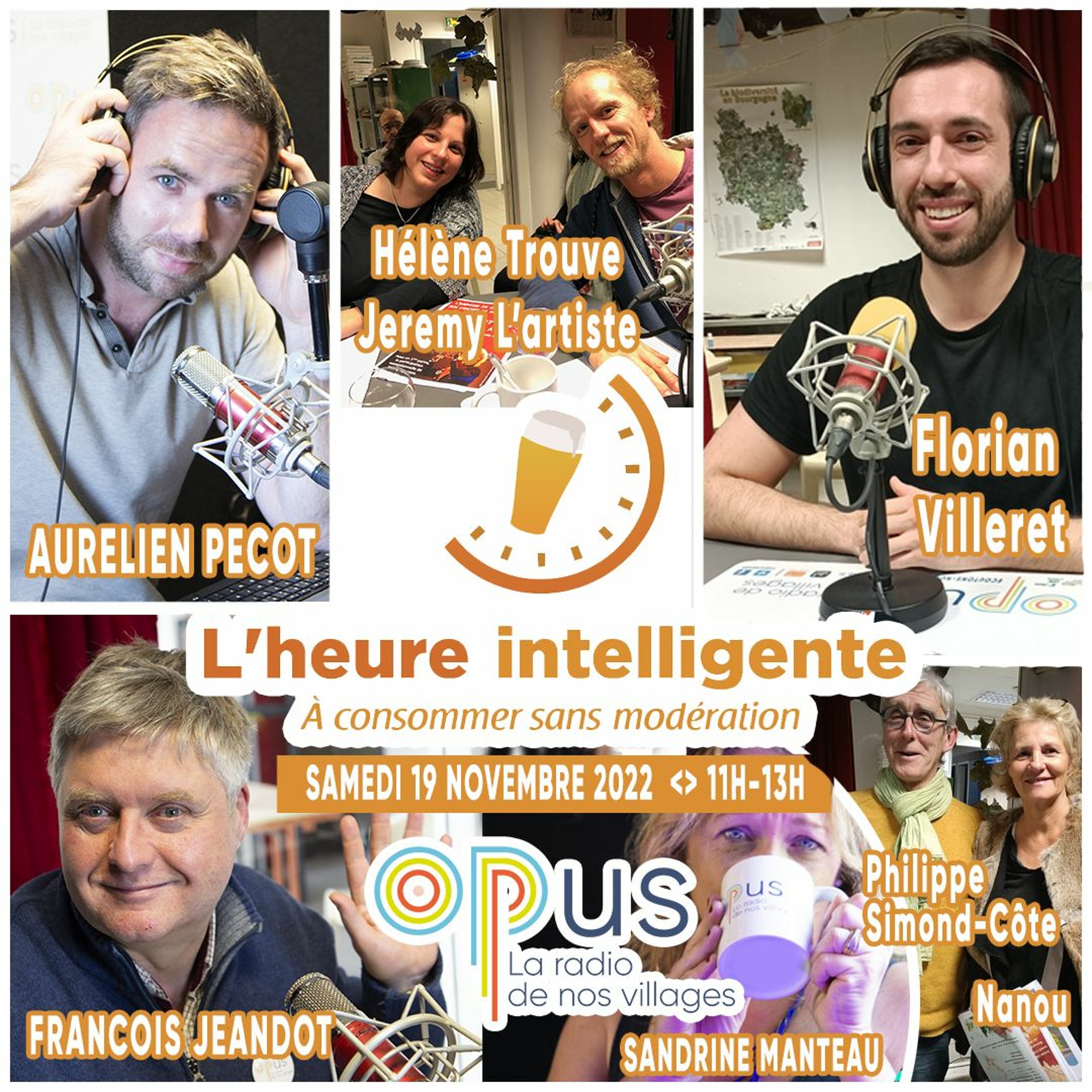 <> L'heure intelligente EM55 <> SAMEDI 19/11/22 <> L'harmonie de Charny, Florian Villeret ostéo...
