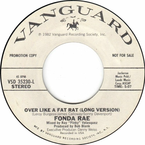 Fonda Rae - Over Like A Fat Rat (Matman De La Edit)