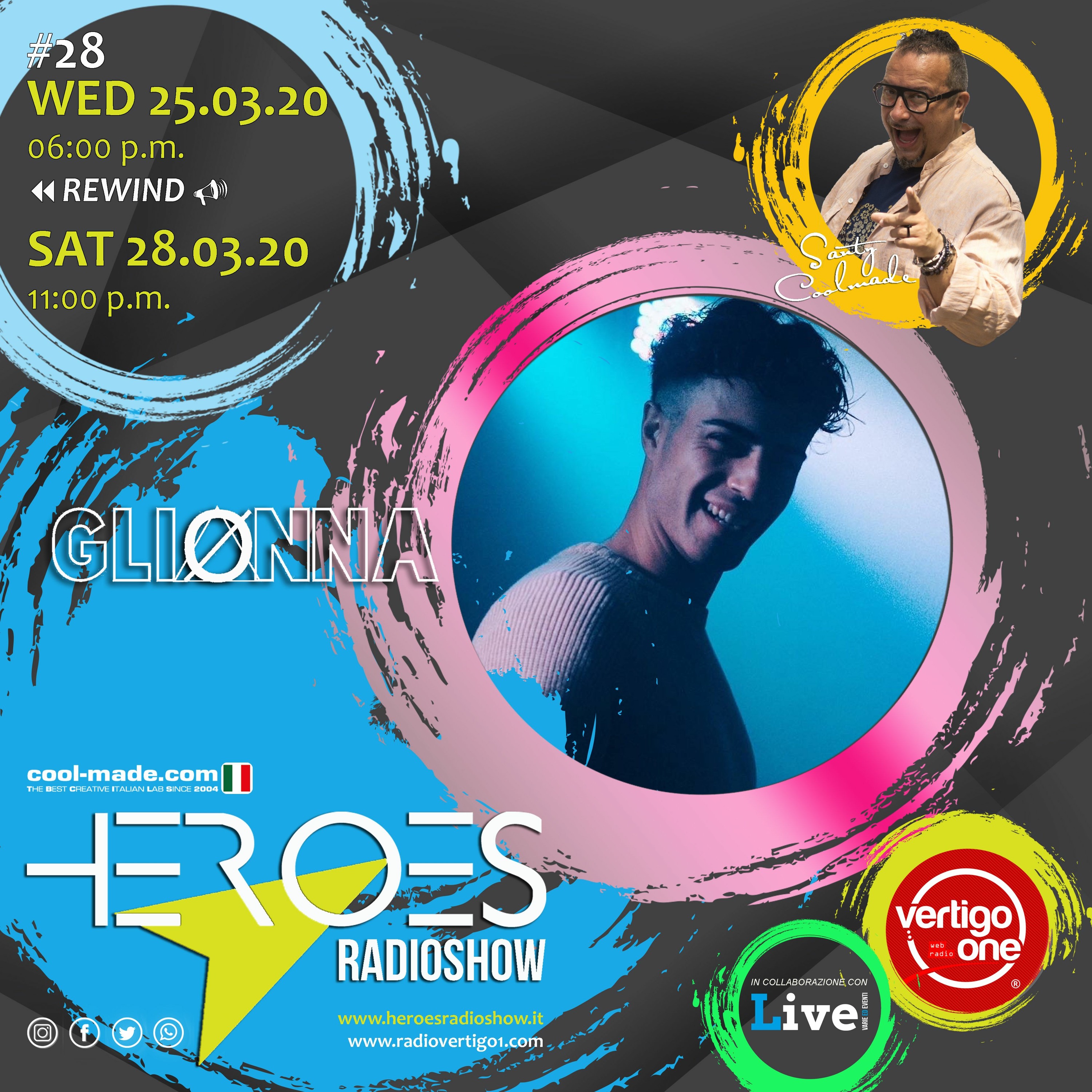 #28/2019-20> HEROES RadioShow - Special Guest GLIONNA episode artwork