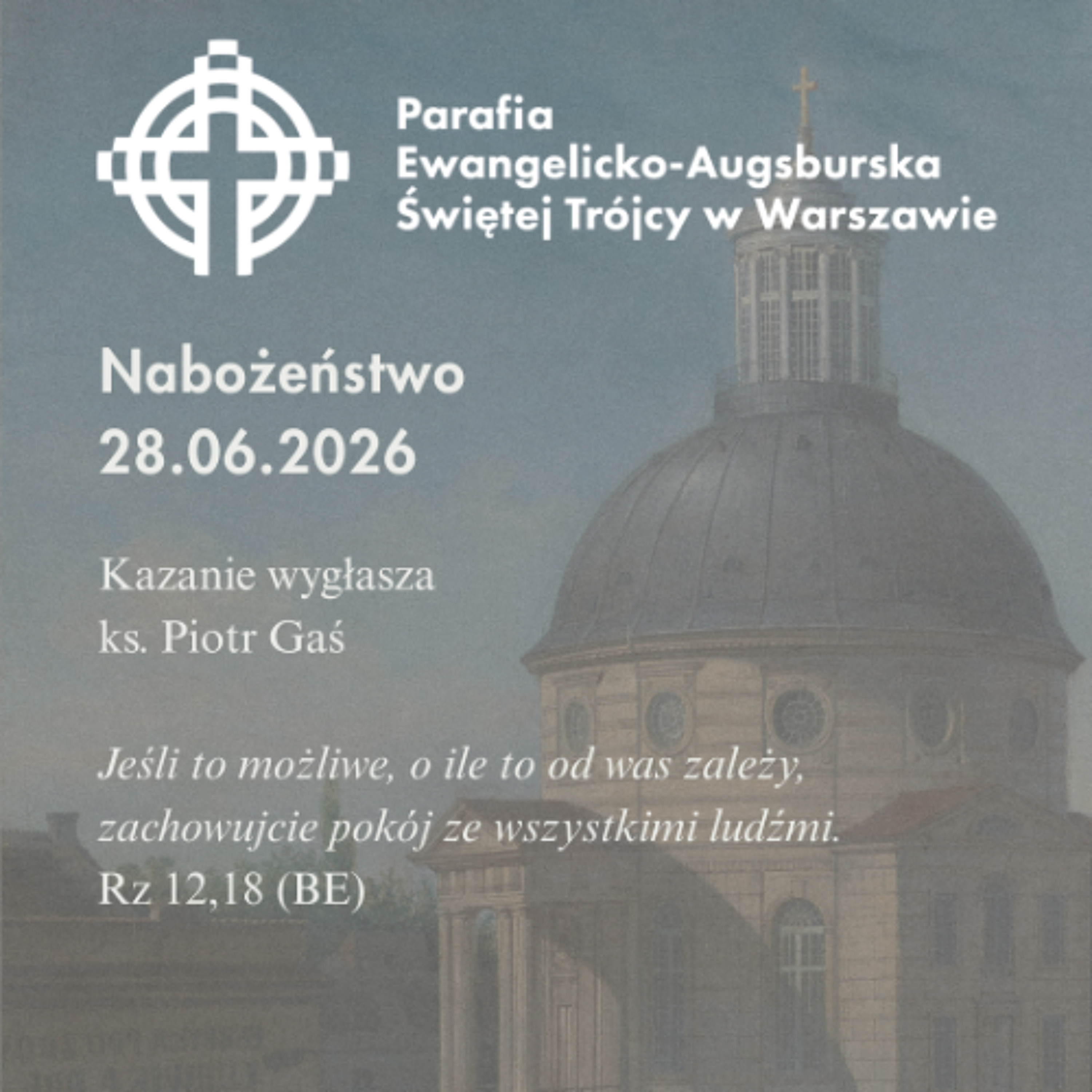 Niedziela ze Słowem, rozważanie z nabożeństwa 28 czerwca 2026 episode artwork