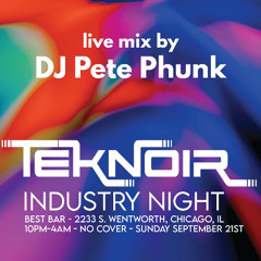 Teknoir at Best Bar 9-21-25, DJ Pete Phunk