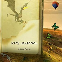 RPG Journal mixed paper, Lined, hex, graph & dot grid pages for Dungeon Masters and Players to
