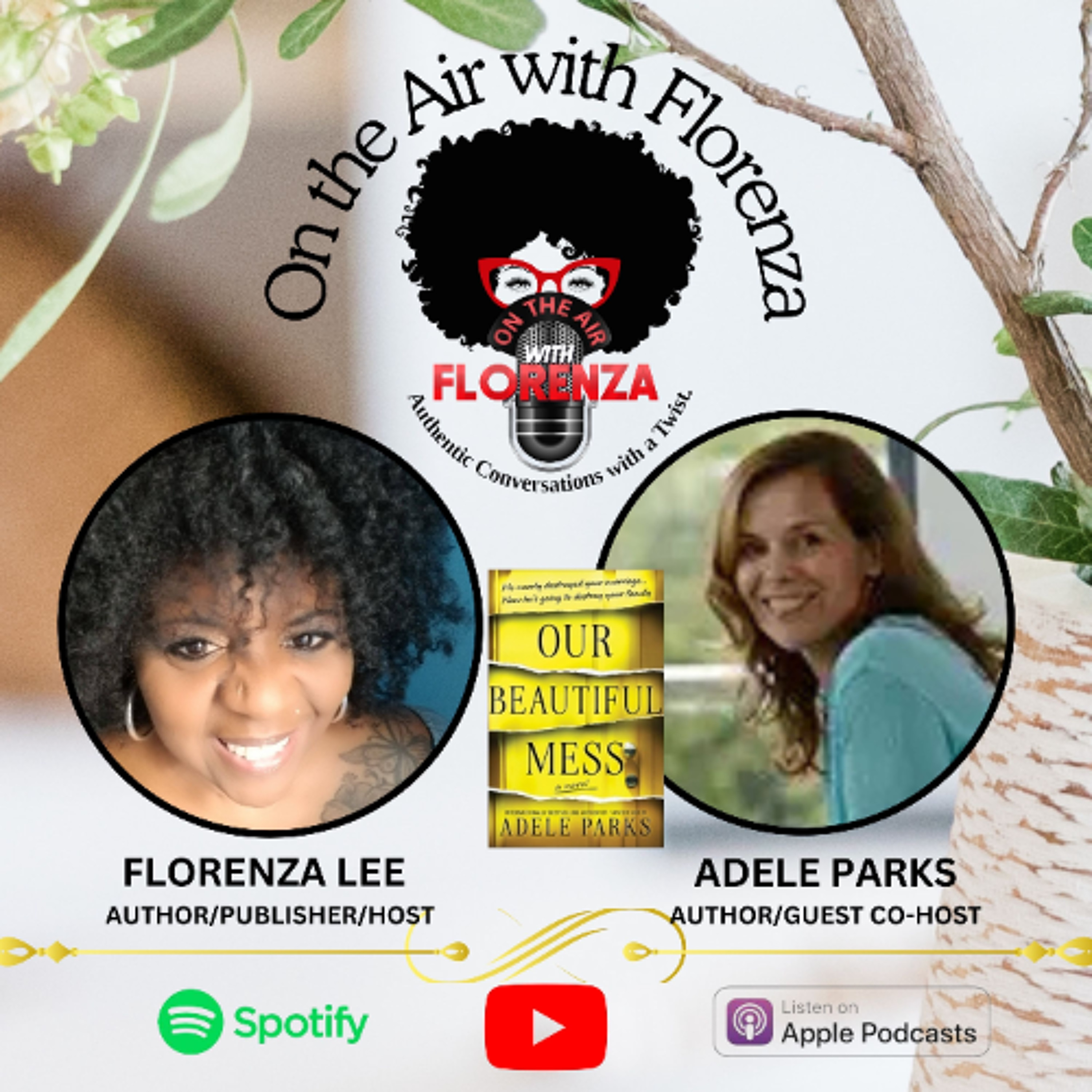 Dr. Adele Parks Co-Hosts On the Air with Florenza episode artwork