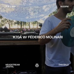 K70A w/ FEDERICO MOLINARI - Tuesday 2nd September 2025