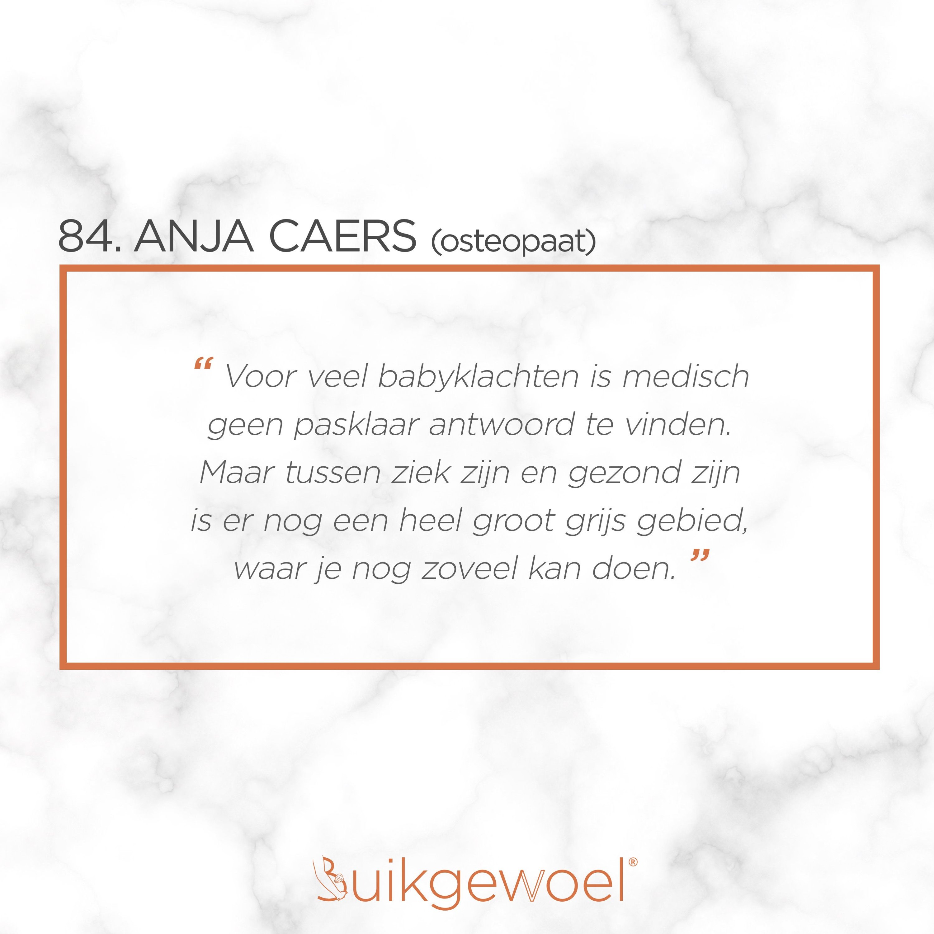 84. Anja Caers (Babyosteopathie - De verborgen taal van je baby) episode artwork