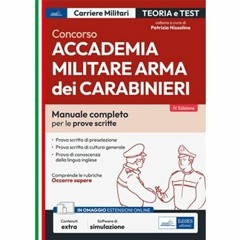 Read ebook [PDF] Concorso Accademia Carabinieri - Ufficiali Arma dei Carabinieri: Manuale