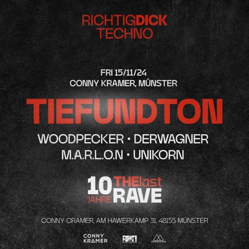 M.A.R.L.O.N. @ 10 Jahre Richtig DICK Techno! | Conny Kramer | Münster