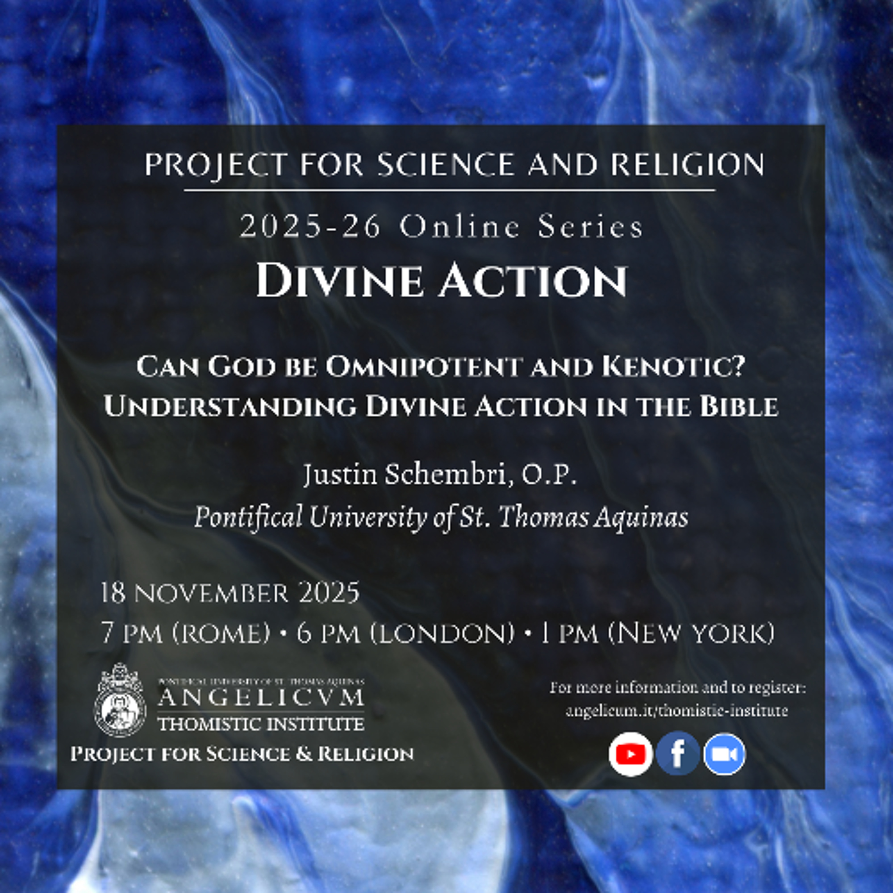 Can God be Omnipotent and Kenotic? Understanding Divine Action in the Bible | Justin Schembri, O.P.