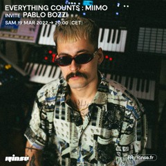 Everything Counts : Miimo invite Pablo Bozzi - 19 Mars 2022