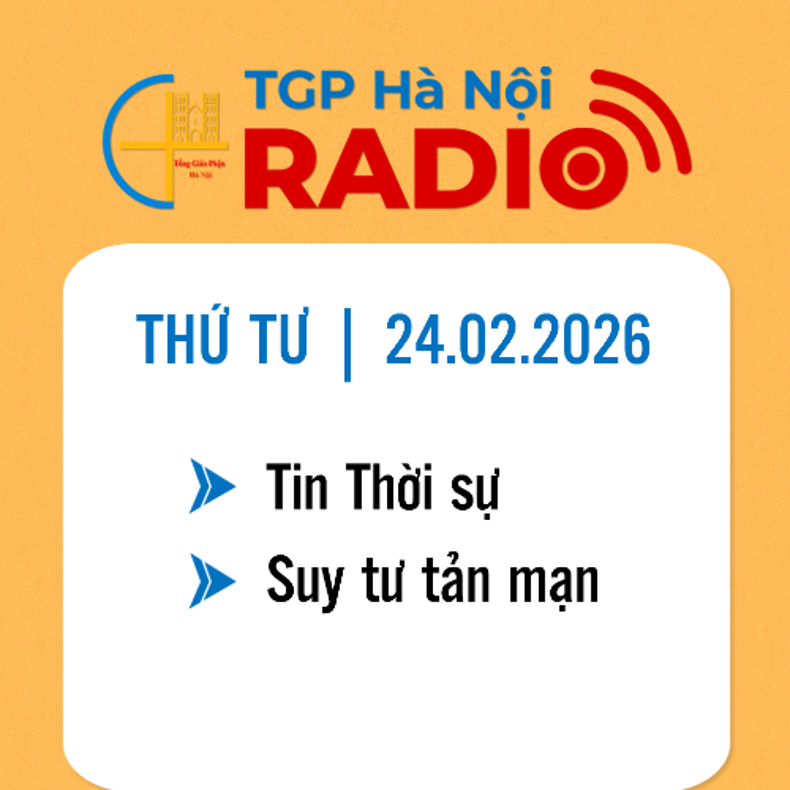 Thứ Tư ngày 25/02/2026