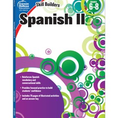 Carson Dellosa Skill Builders Level 2 Spanish Workbook for Kids Grades 6-8, Spanish Vocabulary Bui