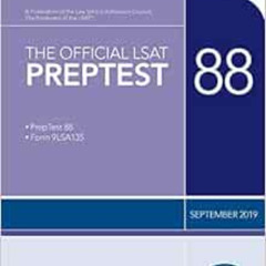 [Get] KINDLE 💏 The Official LSAT PrepTest 88: (September 2019 LSAT) by Law School Ad