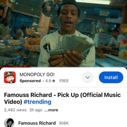 Stream FAMOUS RICHARD - Pick up by Famouss Richard | Listen online for