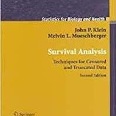 Book Survival Analysis: Techniques for Censored and Truncated Data (Statistics for
